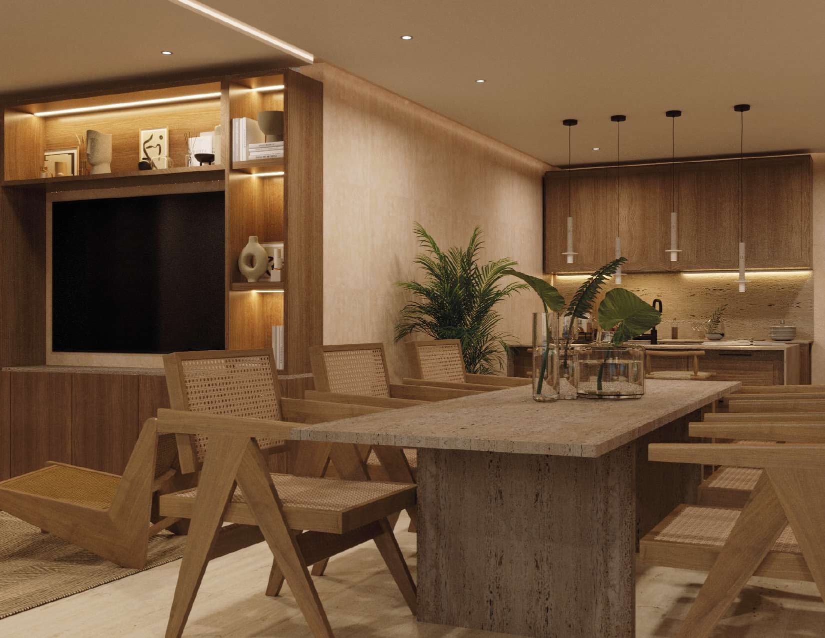 Penthouse de 3 Recámaras con Terraza Amplia y Plunge Pool