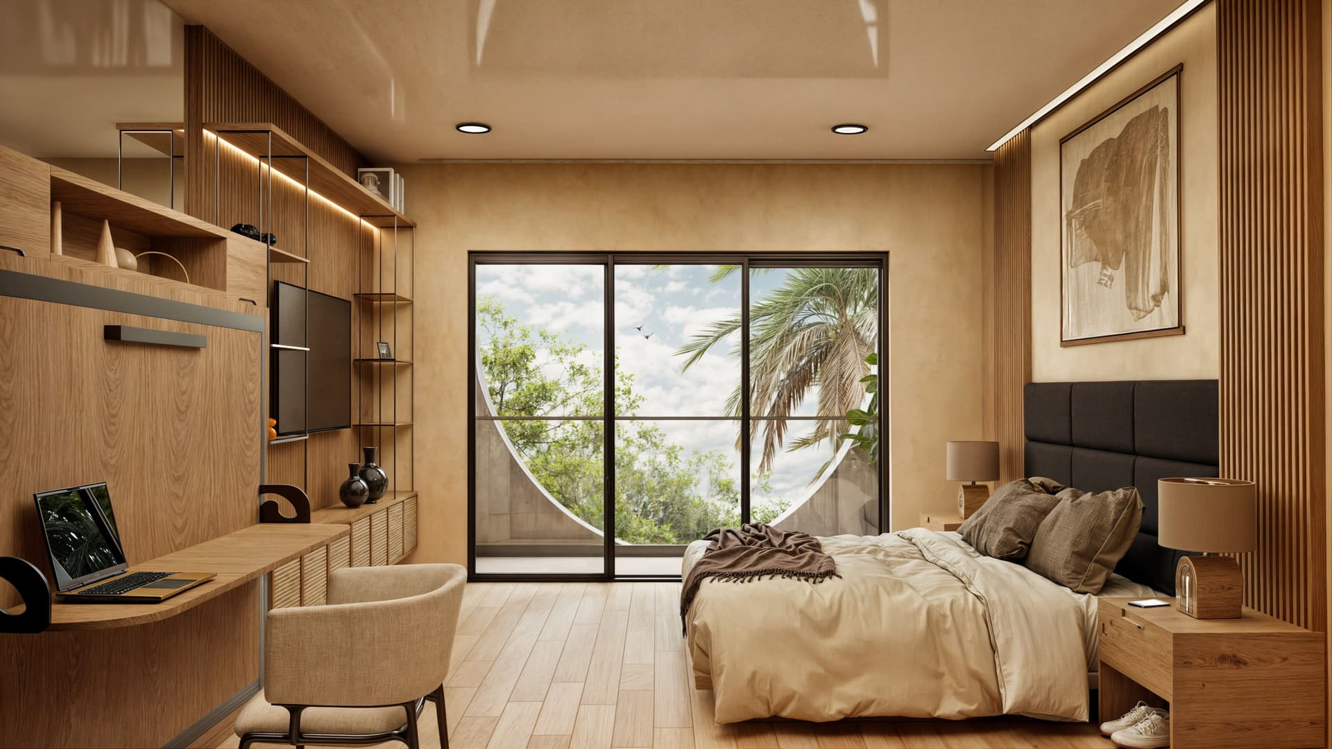 1 Recámara Penthouse + Sala con Espacios Integrados